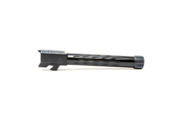 Image of Faxon Firearms Gen 5 Match Pistol Barrel w/ Patented Flame Fluting, Glock, Glock 17, 9mm, 1-10 Twist, 1/2x28, Black, GB910N175LGQ-T