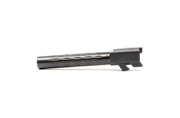 Image of Faxon Firearms Gen 5 Match Pistol Barrel w/ Patented Flame Fluting, Glock, Glock 17, 9mm, 1-10 Twist, Non Threaded, Black, GB910N175LGQ-N