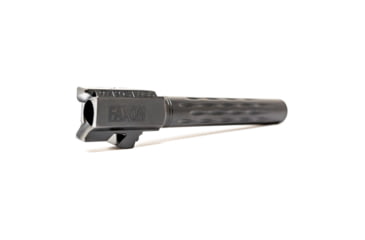 Image of Faxon Firearms Gen 5 Match Pistol Barrel w/ Patented Flame Fluting, Glock, Glock 17, 9mm, 1-10 Twist, Non Threaded, Black, GB910N175LGQ-N