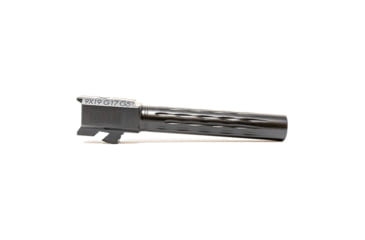 Image of Faxon Firearms Gen 5 Match Pistol Barrel w/ Patented Flame Fluting, Glock, Glock 17, 9mm, 1-10 Twist, Non Threaded, Black, GB910N175LGQ-N