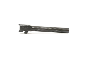 Image of Faxon Firearms Gen 5 Match Pistol Barrel w/ Patented Flame Fluting, Glock, Glock 34, 9mm, 1-10 Twist, Non Threaded, Black, GB910N345LGQ-N