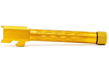 Image of Faxon Firearms Match Series Glock 9mm Luger Threaded Pistol Barrel w/ Flame Fluting