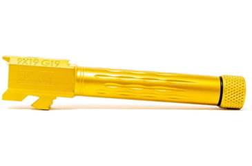 Image of Faxon Firearms Match Series Glock 9mm Luger Threaded Pistol Barrel w/ Flame Fluting