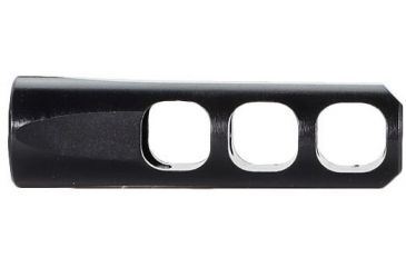 Image of Faxon Firearms GUNNER 7.62 MuzzLok 3-Port Muzzle Brake, Steel, QPQ Nitride, Black Nitride, FFMD7623PMBSQPQ