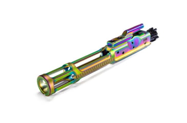 Image of Faxon 5.56 Gunner Lightweight 9310 Bolt Carrier Complete, Nitride, Chameleon PVD, 556GCN-LW-NCR