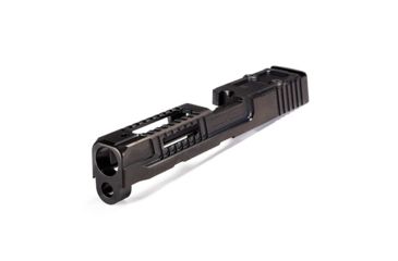 Image of Faxon Firearms Hellfire Pistol Slide, RMR Cut, Smith &amp; Wesson M&amp;P Full Size, Stripped, Black, MPBFHFRMR-DLC, MPBFPRMR-DLC