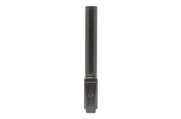 Image of Faxon Firearms Match Pistol Barrel, Glock, Glock 48, 9mm, 1-10 Twist, Non Threaded, Straight Fluted, Black, GB910N48SGQ-N