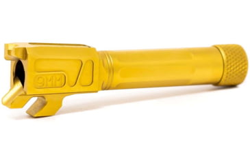 Image of Faxon Firearms Match Series M&amp;P Shield Barrel, 9mm Caliber, 416-R, TiN Coated, Threaded, Gold, M&amp;PB910NSSOQ-T-TIN