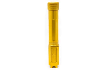 Image of Faxon Firearms Match Series M&amp;P Shield Barrel, 9mm Caliber, 416-R, TiN Coated, Threaded, Gold, M&amp;PB910NSSOQ-T-TIN