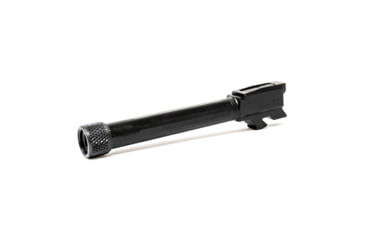 Image of Faxon Firearms Match Straight Fluted Pistol Barrel, Glock, Glock 48, 9mm, 1-10 Twist, 1/2x28, Black, GB910N48SGQ-T