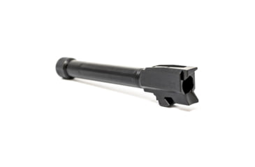 Image of Faxon Firearms Match Straight Fluted Pistol Barrel, Glock, Glock 48, 9mm, 1-10 Twist, 1/2x28, Black, GB910N48SGQ-T