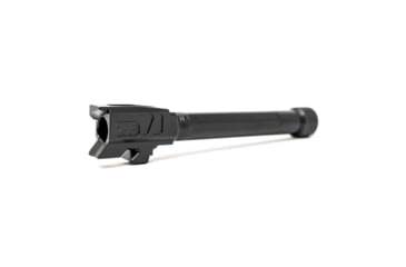 Image of Faxon Firearms Match Straight Fluted Pistol Barrel, Glock, Glock 48, 9mm, 1-10 Twist, 1/2x28, Black, GB910N48SGQ-T