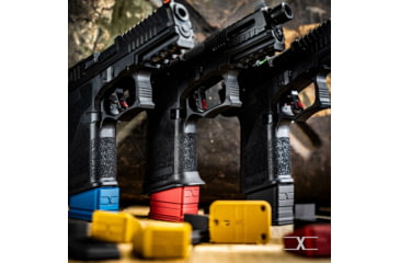 Image of Faxon Firearms Modular Mag Extension, Glock 19, 9mm, Combo, Black, 816341026100-5RD