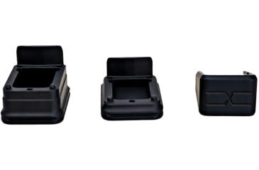 Image of Faxon Firearms Modular Mag Extension, Glock 19, 9mm, Combo, Black, 816341026100-5RD