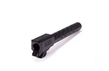 Image of Faxon Firearms Sig Sauer P320 Fullsize Barrel, Flame Fluted, Non-Threaded, 9mm, 1-10 Twist, 416-R SS, Nitride, Black, 320B910NFLOQ-N