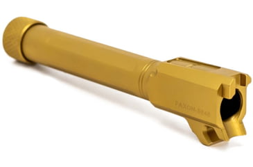 Image of Faxon Firearms SIG Sauer P365 XL Threaded Barrel, 9mm Caliber, 416-R Stainless Steel, TiN PVD, Gold, 365B910NXSOQ-T-TIN