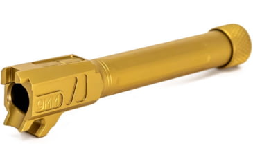 Image of Faxon Firearms SIG Sauer P365 XL Threaded Barrel, 9mm Caliber, 416-R Stainless Steel, TiN PVD, Gold, 365B910NXSOQ-T-TIN