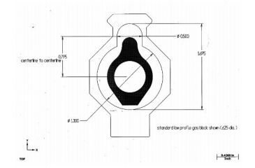 Image of Faxon Streamline Carbon Fiber 15 in M-LOK Handguard, Aluminum, Anodized, FFHGMLOK15C1