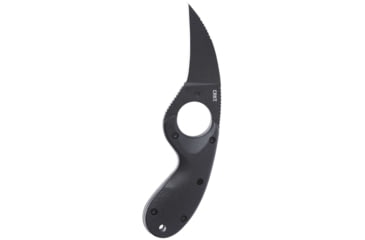 Image of CRKT BEAR CLAW FIXED KNIFE - BLACK, AUS 8 STEEL, GLASS-REINFORCED NYLON HANDLE, HAWKBILL POINT, PLAIN EDGE, 2.39 BLADE 075FC300, CRK2516K