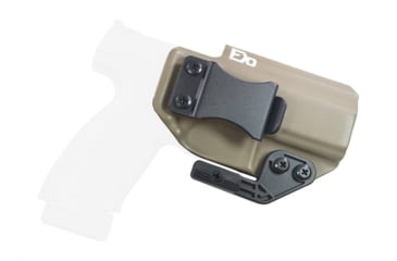 Image of FDO Industries The Paladin IWB Kydex Holster for CZ P10 Compact w/ claw and Optic Cut, Flat Dark Earth, 1881
