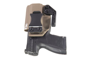 Image of FDO Industries The Paladin IWB Kydex Holster for CZ P10s w/ claw and Optic Cut, Flat Dark Earth, 1447
