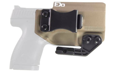 Image of FDO Industries The Paladin IWB Kydex Holster for CZ P10s w/ claw and Optic Cut, Flat Dark Earth, 1447