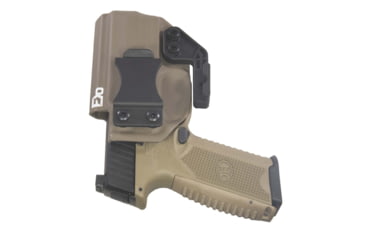 Image of FDO Industries The Paladin IWB Kydex Holster for FN 509 w/ claw and Optic Cut, Flat Dark Earth, 2673