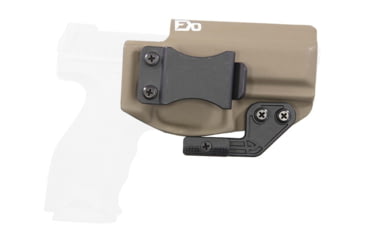 Image of FDO Industries The Paladin IWB Kydex Holster for H&amp;K VP9 w/ claw and Optic Cut, Flat Dark Earth, 3014