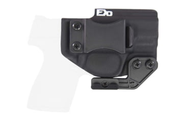 Image of FDO Industries The Paladin IWB Kydex Holster for S&amp;W MP Shield 1.0/2.0/Plus w/ claw and Optic Cut, Black, 3069