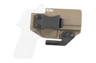 Image of FDO Industries The Paladin IWB Kydex Holster for Sig P320 Compact w/ claw and Optic Cut, Flat Dark Earth, 3052