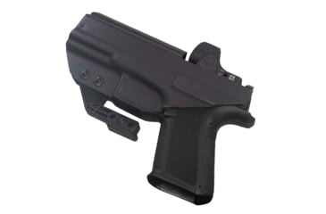 Image of FDO Industries The Pyre Lightbearing IWB Kydex Holster for CZ P10S w/Olight PL-Mini 2 w/claw and Optic cut, Black, 2451