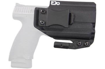 Image of FDO Industries The Pyre Lightbearing IWB Kydex Holster for CZ P10S w/Olight PL-Mini 2 w/claw and Optic cut, Black, 2451