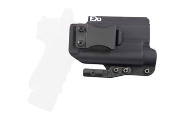 Image of FDO Industries The Pyre Lightbearing IWB Kydex Holster for Glock 17/22/31 w/Streamlight TLR1 w/claw and Optic cut, Black, 3168