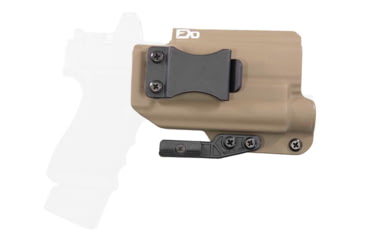 Image of FDO Industries The Pyre Lightbearing IWB Kydex Holster for Glock 17/22/31 w/Streamlight TLR1 w/claw and Optic cut, Flat Dark Earth, 3175