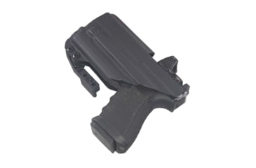 Image of FDO Industries The Pyre Lightbearing IWB Kydex Holster for Glock 19/19X/32/45 w/Olight Baldr Mini w/claw and Optic cut, Black, 2352