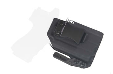 Image of FDO Industries The Pyre Lightbearing IWB Kydex Holster for Glock 19/19X/32/45 w/Olight Baldr Mini w/claw and Optic cut, Black, 2352