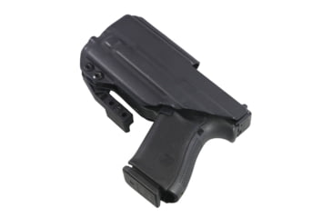 Image of FDO Industries The Pyre Lightbearing IWB Kydex Holster for Glock 19/19X/32/45 w/Olight PL-Mini 2 w/claw and Optic cut, Black, 2123