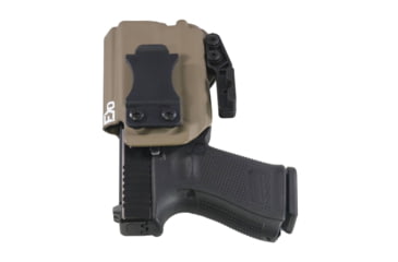 Image of FDO Industries The Pyre Lightbearing IWB Kydex Holster for Glock 19/19X/32/45 w/Olight PL-Mini 2 w/claw and Optic cut, Flat Dark Earth, 2130
