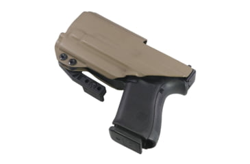 Image of FDO Industries The Pyre Lightbearing IWB Kydex Holster for Glock 19/19X/32/45 w/Olight PL-Mini 2 w/claw and Optic cut, Flat Dark Earth, 2130