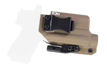 Image of FDO Industries The Pyre Lightbearing IWB Kydex Holster for Glock 19/19X/32/45 w/Streamlight TLR1 w/claw and Optic cut, Flat Dark Earth, 0792