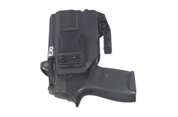 Image of FDO Industries The Pyre Lightbearing IWB Kydex Holster for Sig P320 Compact w/Olight PL-Mini 2 w/claw and Optic cut, Black, 3328