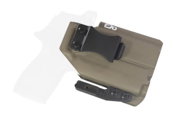 Image of FDO Industries The Pyre Lightbearing IWB Kydex Holster for Sig P320 Compact w/Olight PL-Mini 2 w/claw and Optic cut, Flat Dark Earth, 3335