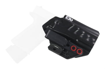 Image of FDO Industries The Uninfringed IWB Kydex Holster for Polymer 80 PF940C, Veloci Black, 2314