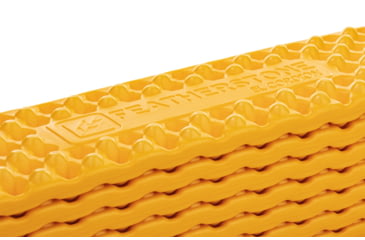 Image of Featherstone Outdoor EL Cordion Ultralight Closed Cell Foam Sleeping Pad, Regular, Marigold, ELCORD-R