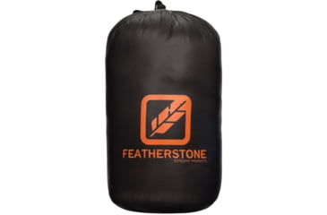 Image of Featherstone Outdoor Moondance 25 Top Quilt Sleeping Bag Alternative, Regular/Regular, Grey/Orange, MOONTQ-850R Orange/Grey