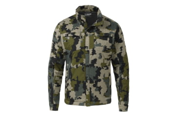 Image of KUIU Base Camp Insulated Snap Shirt in Verde Size 3XL 29E7618F, Verde, 3XL, Toray, Adult, Male, 7670804545694