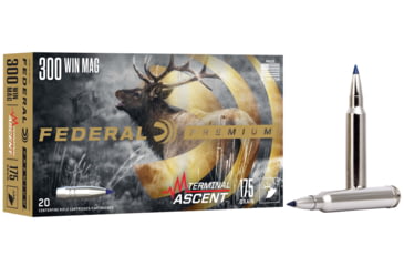 Image of Federal 300 Win Mag 175 Grain Terminal Acsent Brass Rifle Ammo, 20 Rounds, P300WTA2