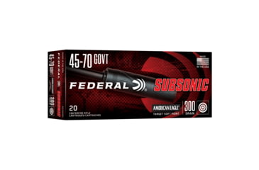 Image of Federal 45-70 Gov 300Gr Sp Subsonic Rifle Ammo 20Rd 10Bx/Cs, A4570SUB1