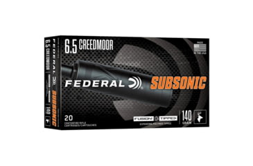 Image of Federal 6.5 Creedmoor 140 Grain Fusion Tipped Brass Rifle Ammo, 20 Rounds, F65CRDTFS1SUB