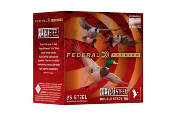 Image of Federal Premium Ultra Steel Waterfowl 20 Gauge 3 in 1oz 3 &amp; 5 Shot Shotgun Ammo, 25 Round, PWUX209 35